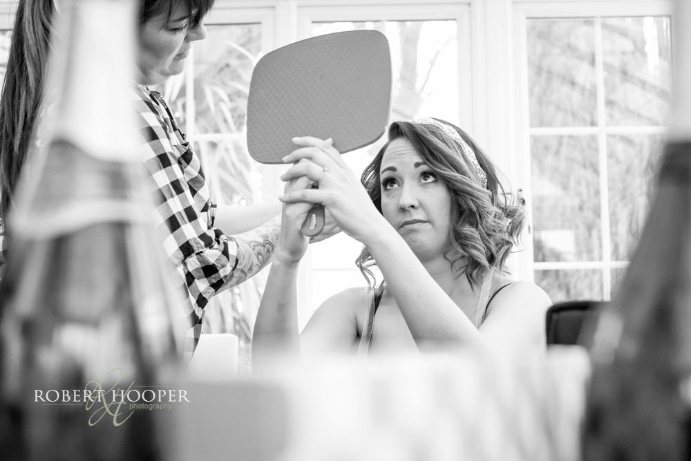 Wedding-photographer-Surrey Bridal preps Denbies Wedding