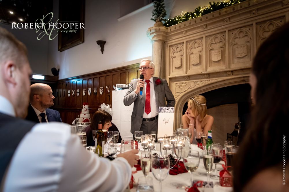 Wedding breakfast speeches