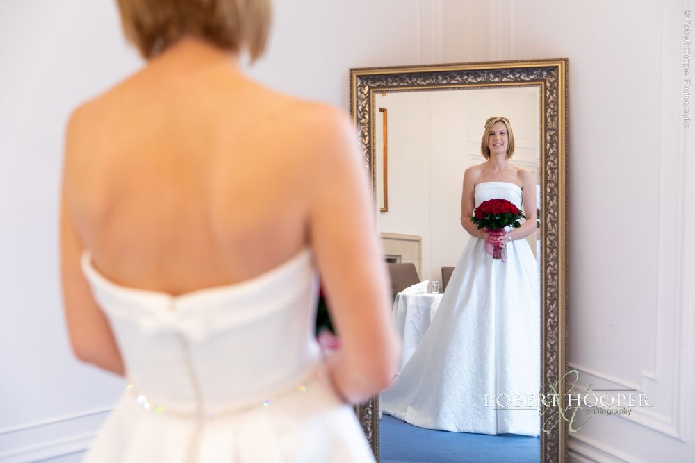 bride on wedding day