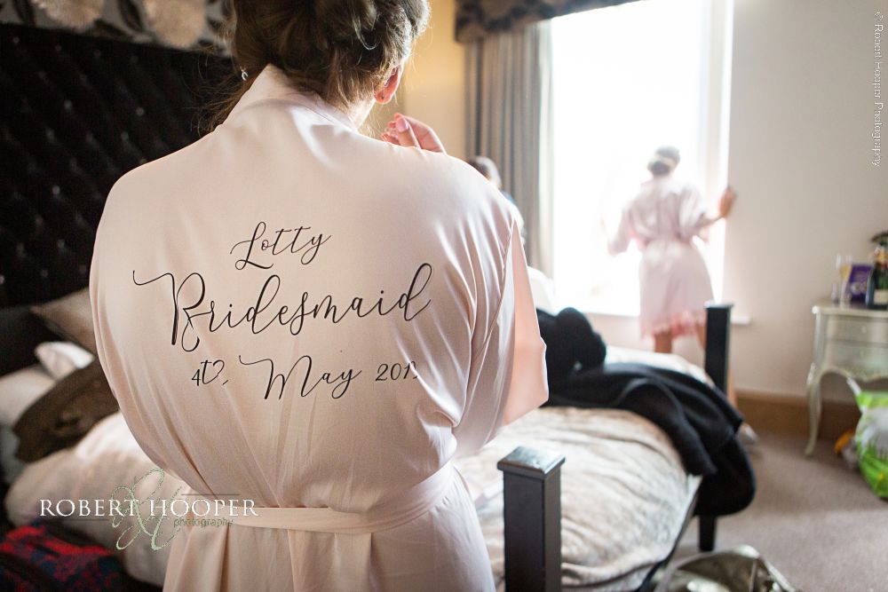 bridesmaid's robe