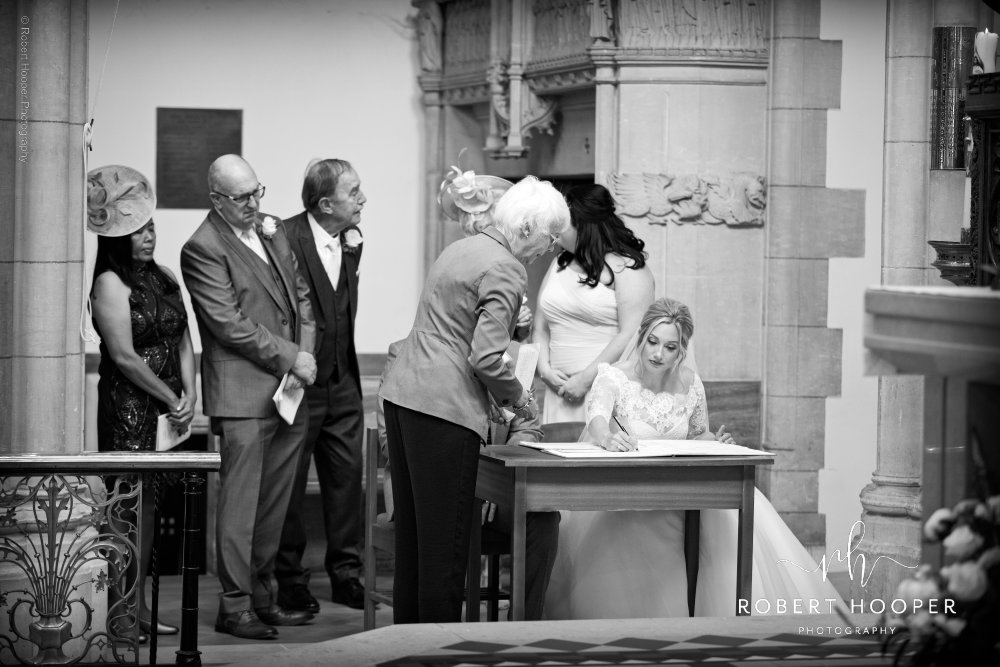 signing of the register