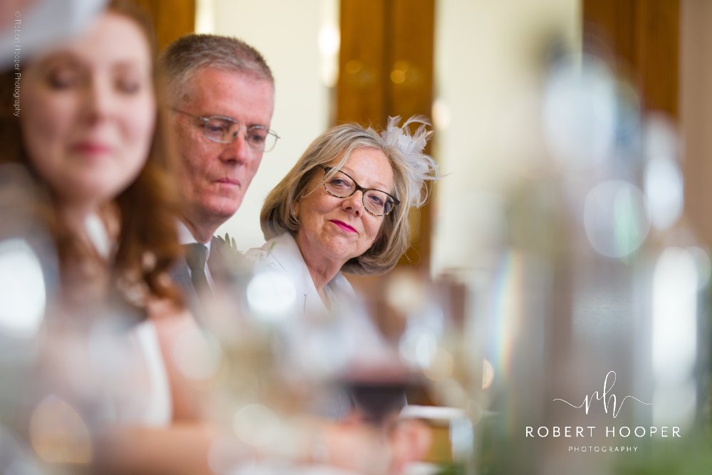 wedding reception guests